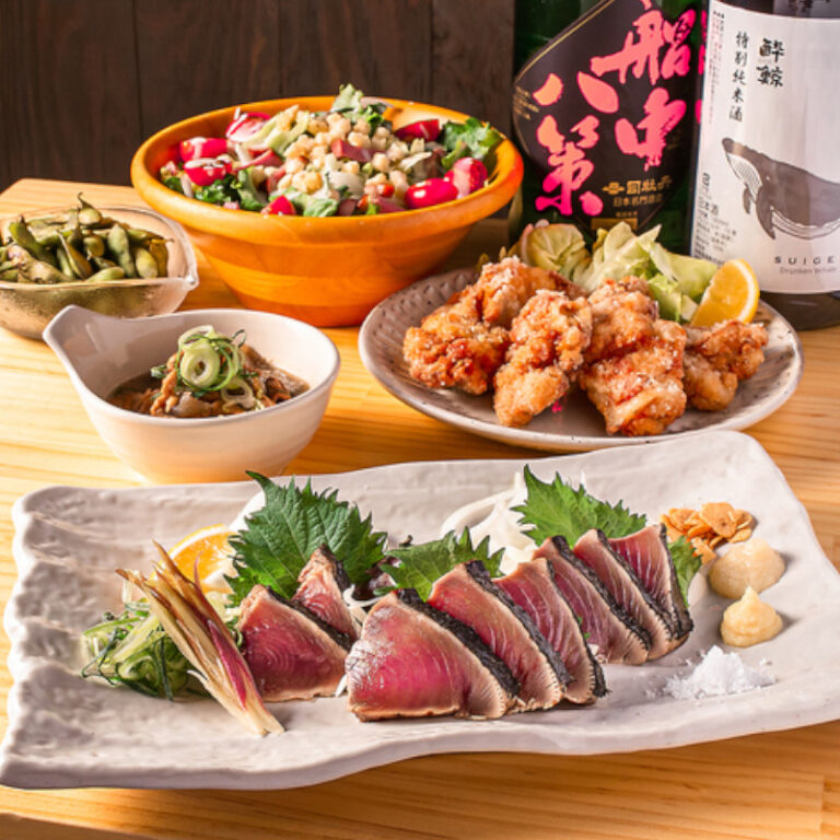 【おまかせ8品コース】2時間の飲み放題付き